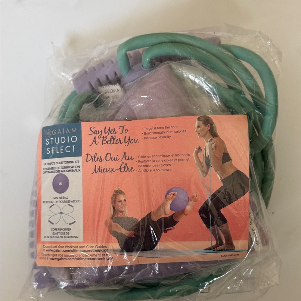 Gaiam studio select
Ultimate core toning kit